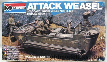 Monogram 1/35 Attack Weasel M29C Amphibious Transport, 6303 plastic model kit
